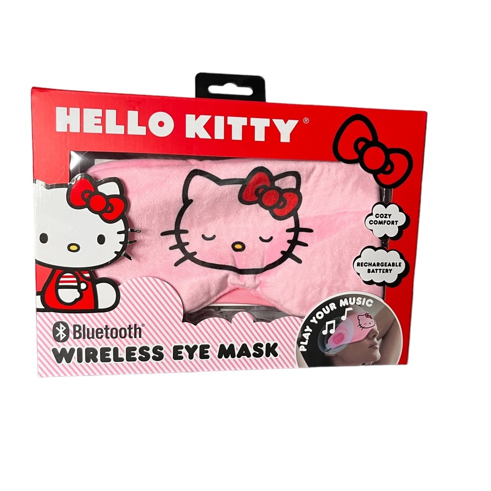 NEW ~ Hello Kitty Bluetooth Wireless Eye Mask Sleep Mask